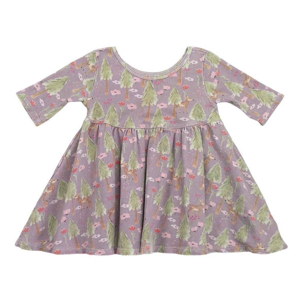 Vivie and Ash Lilac Woodland Deer Ballet Dress